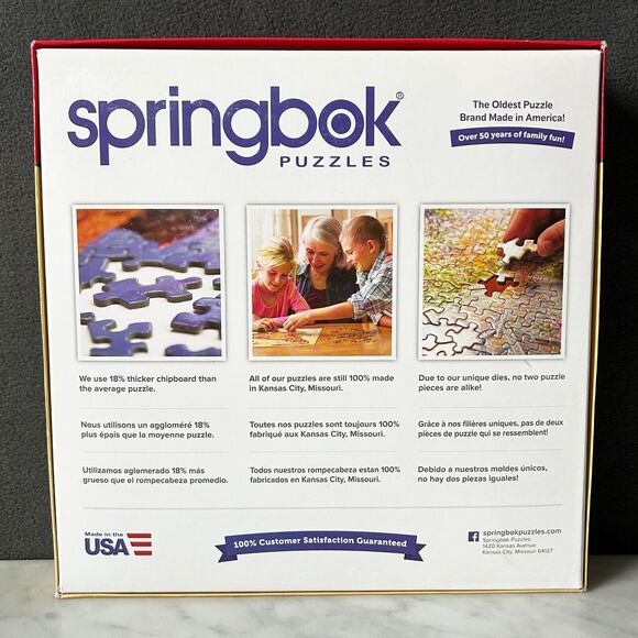 Cardinal Holiday Retreat Springbok Puzzle 1000 Piece Winter Birds - Complete - Picture 7 of 7